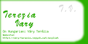 terezia vary business card